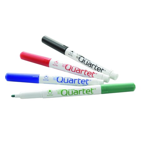 Quartet Low Odor Assorted Color Dry Erase Markers , 4PK 659504QA